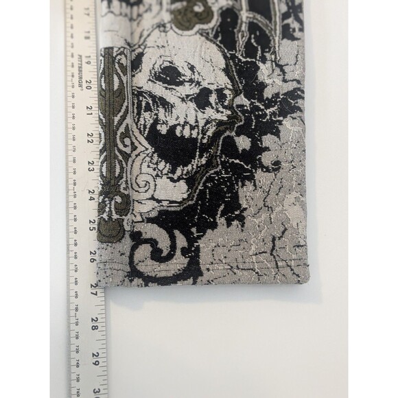 Rebel Vengeance Men's Day of the Dead Goth Skull Lounge Sweatpants size M - Picture 7 of 8